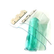 Weiche transparente PVC-klare Türstreifenvorhangrolle